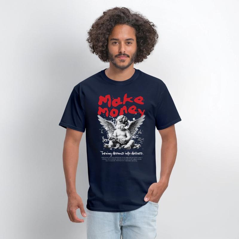 Make Money Angel Shirt, Divine Drip Streetwear Tee