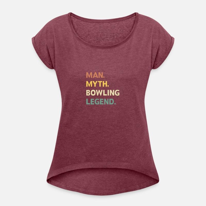 man myth, bowling legend t shirt design