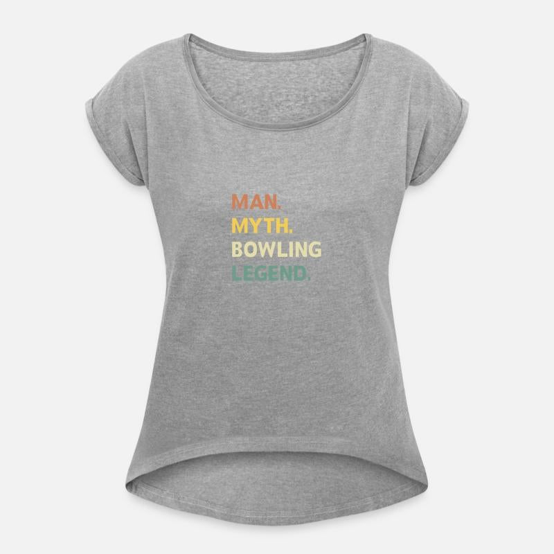 man myth, bowling legend t shirt design