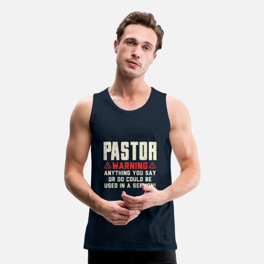 Mens Pastor Warning Sermon Funny Christian