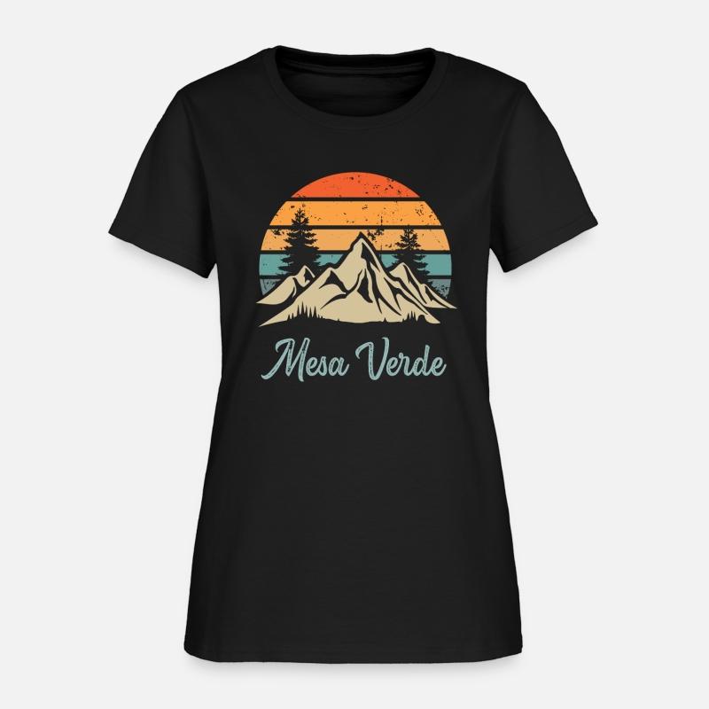 Mesa Verde Retro Vintage Mountain Sunset Outdoors