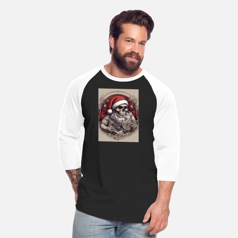 "Metal Claus Melody: Festive Rebel PSD Tee"