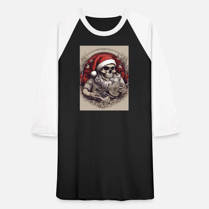 "Metal Claus Melody: Festive Rebel PSD Tee"