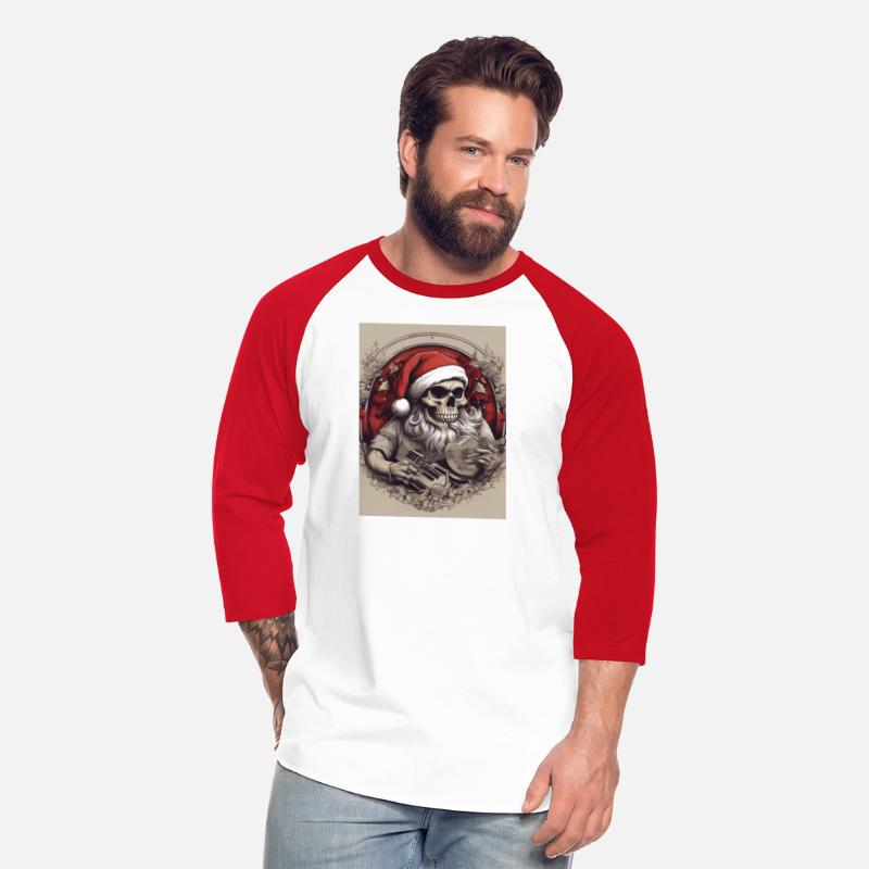 "Metal Claus Melody: Festive Rebel PSD Tee"