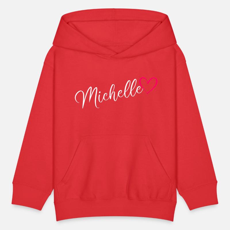 Michelle Name Pink Heart