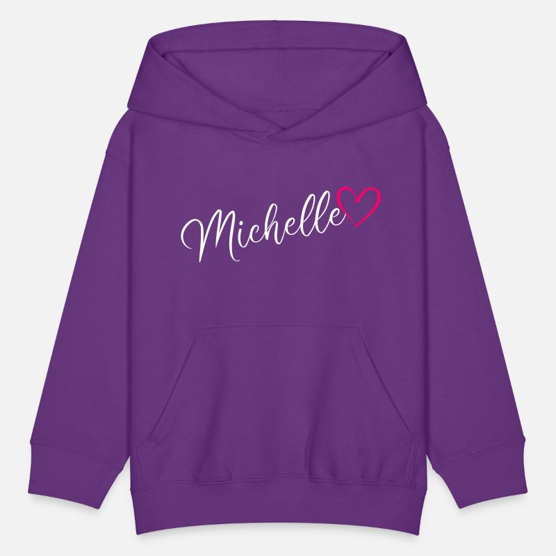 Michelle Name Pink Heart