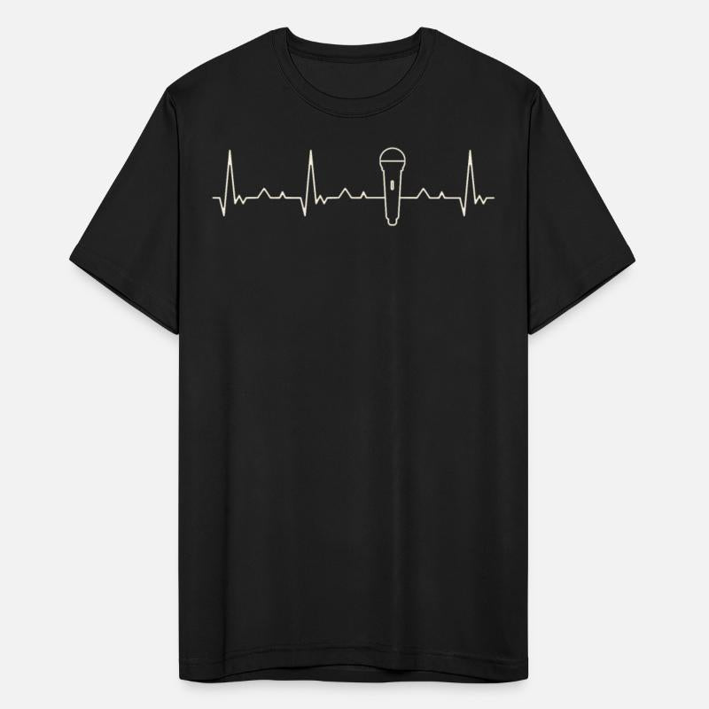 Microphone. Heart. Love. EKG. Pulse. Beat.