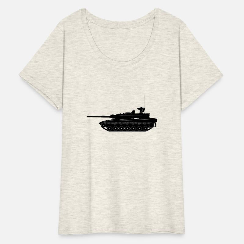Military tank MBT transparent shadow graphic