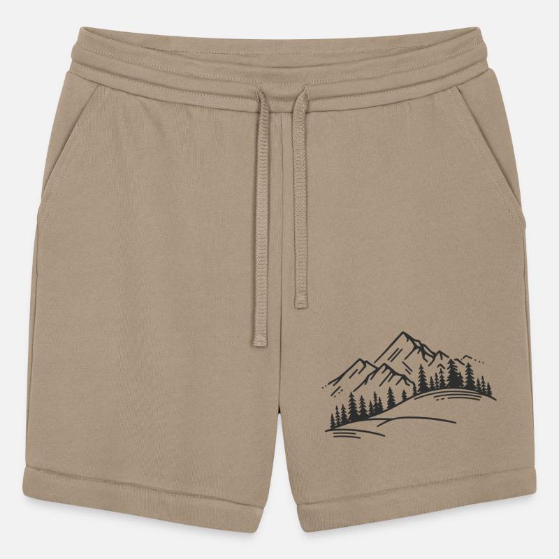 minimalist Mountain View, illustration