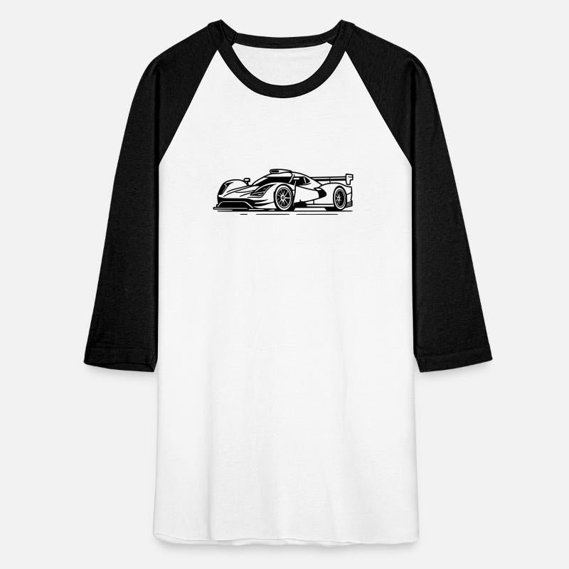 Minimalist Sports Car Line Art for Racing Fans
