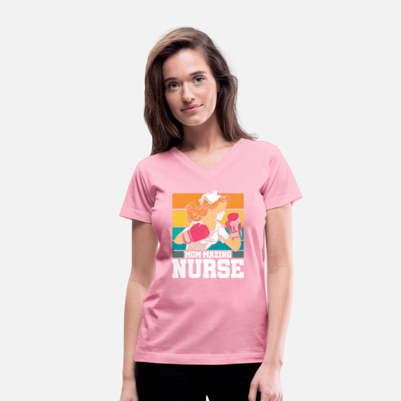 Mom-mazing Nurse Boxing Boxer National Nurses Day