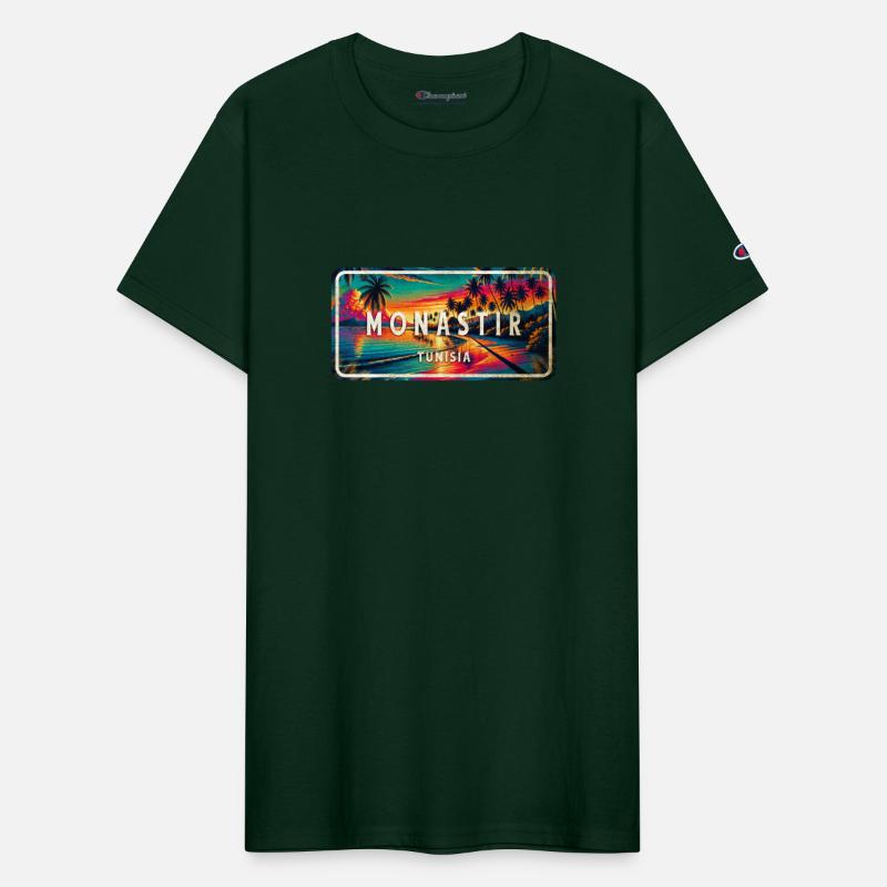 Monastir Palmen Vintage Sign