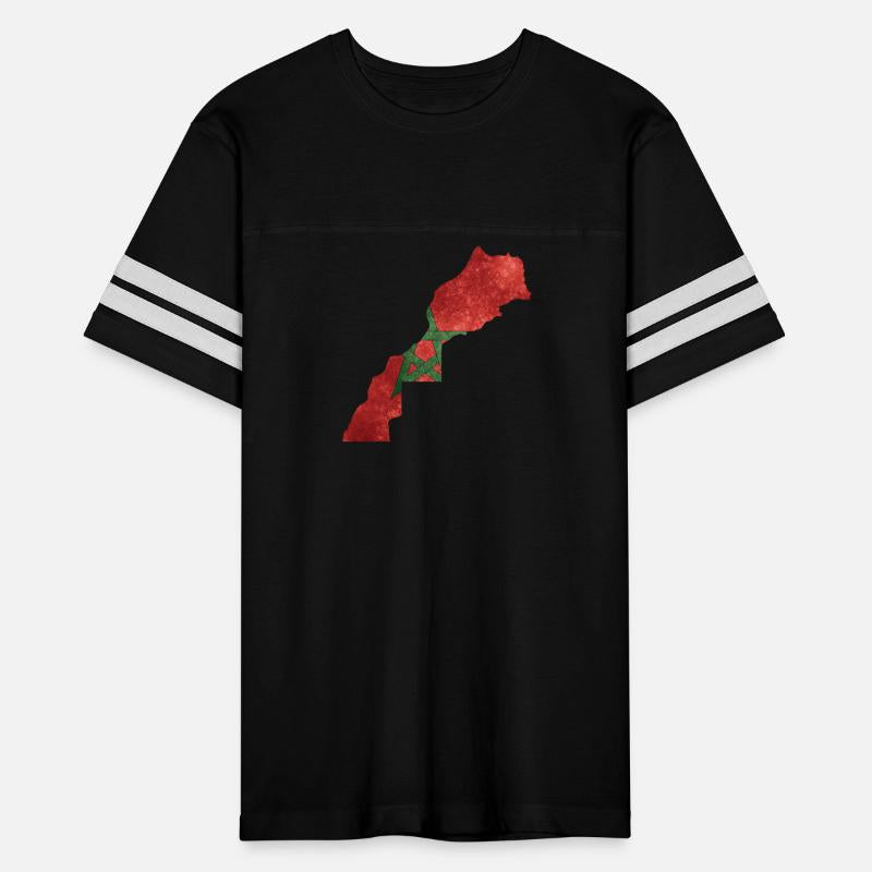 Morocco - country border in national flag