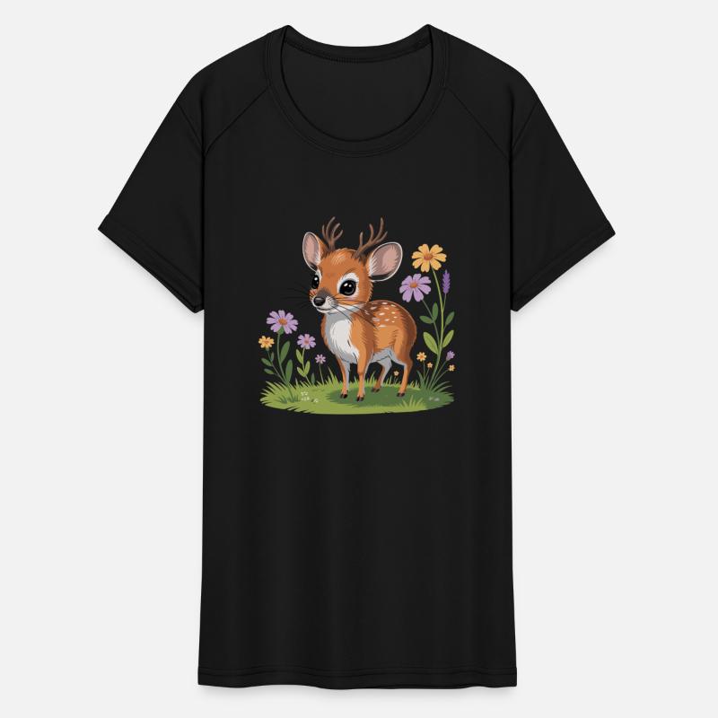 Mouse Deer With Flowers