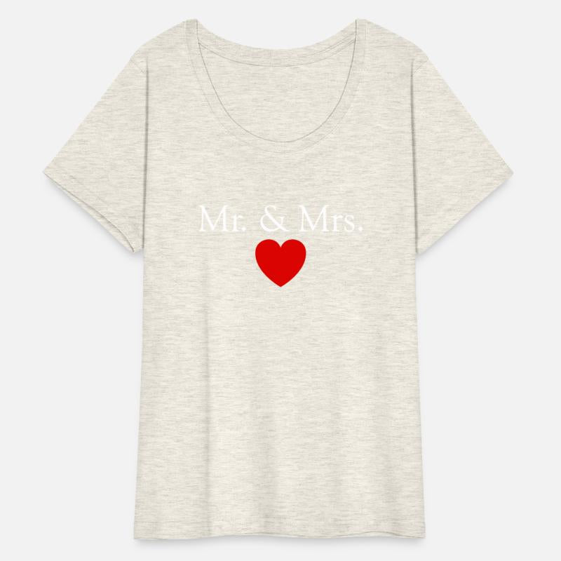 Mr. & Mrs. Heart Wedding Marriage Lovers