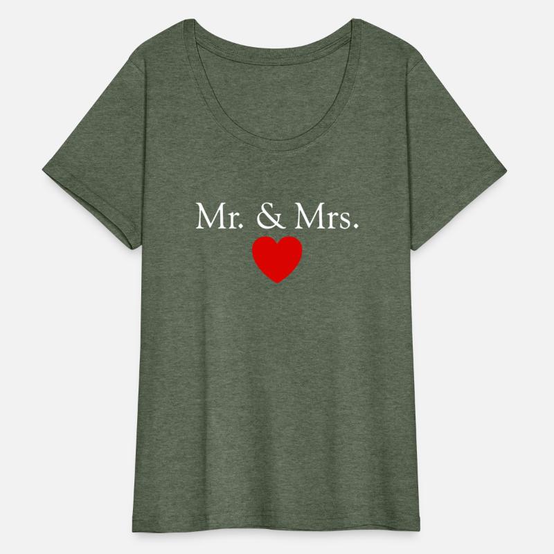 Mr. & Mrs. Heart Wedding Marriage Lovers