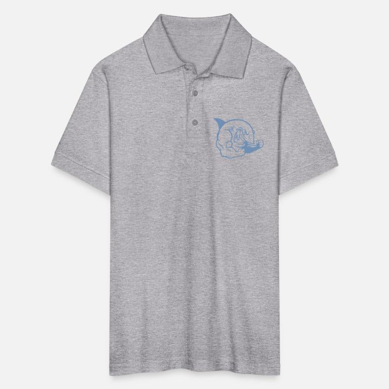 Muscular Shark Bodybuilder Workout Silhouette