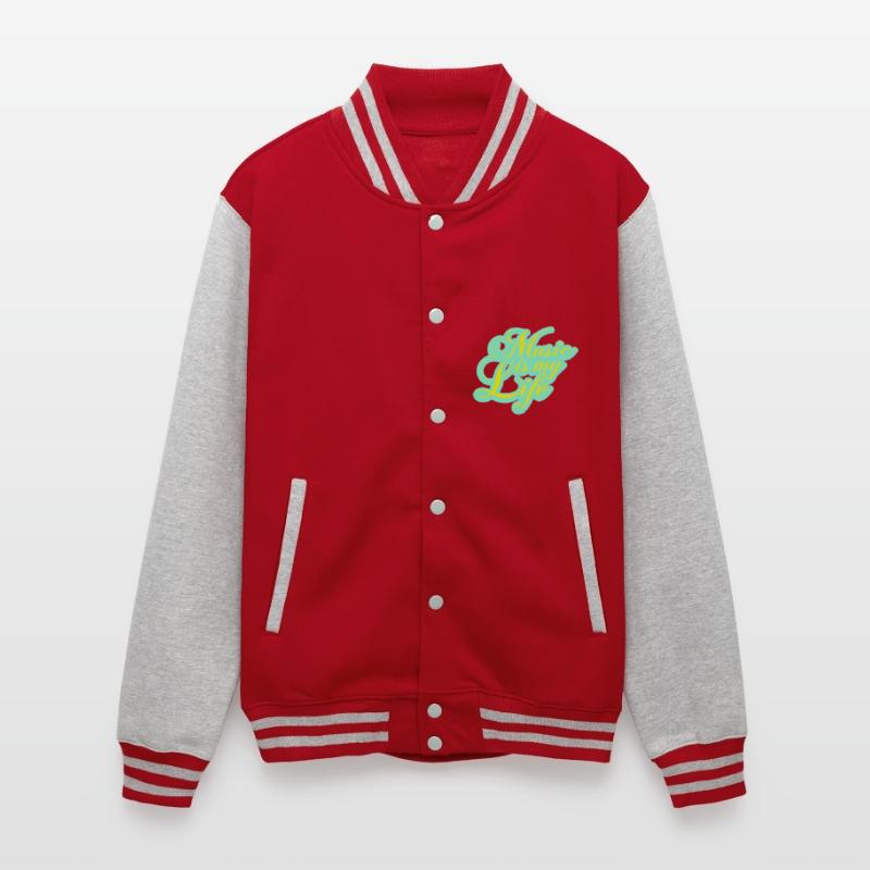 Music is my Life Love Saying Text Lettering Logo