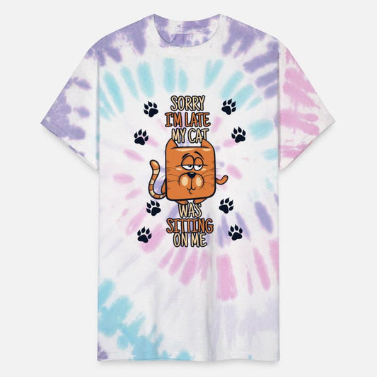 My Cat Was Sitting On Me Cat Mom Cat Lovers Funny