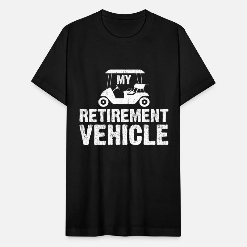 My Retirement Vehicle Golf Cart Golfer Father Gift