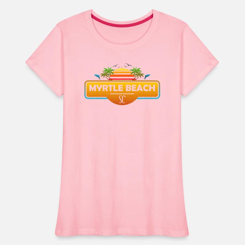 Myrtle Beach South Carolina, Palm Trees at Sunset