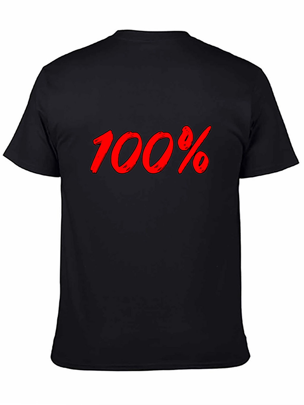 100% Graphic Black T-Shirt