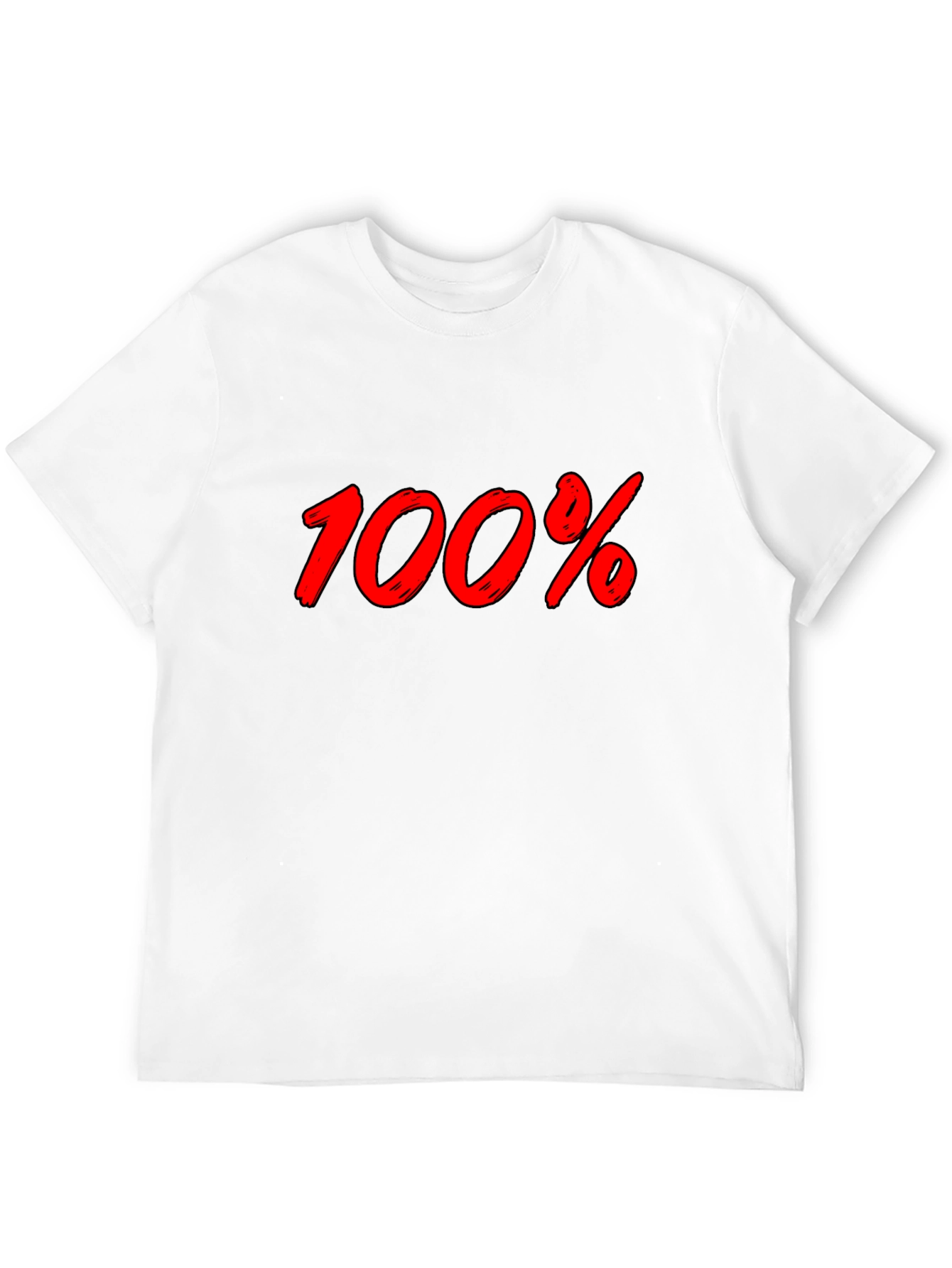 100% Graphic Black T-Shirt