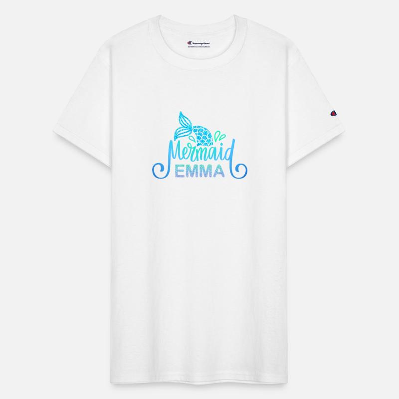 Nameshirt Emma with mermaid