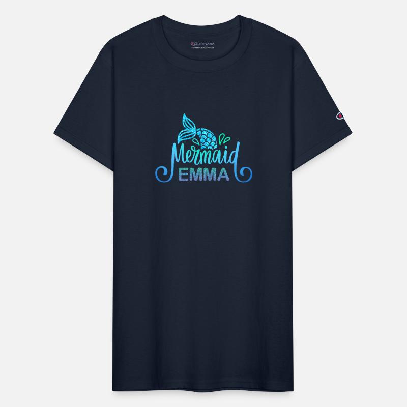 Nameshirt Emma with mermaid