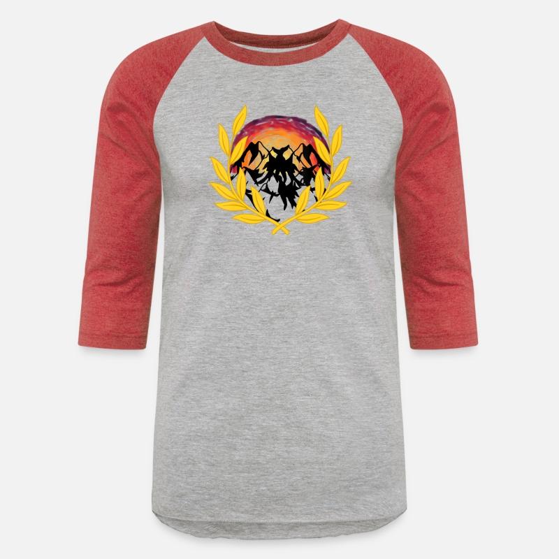 Nature mountains laurel wreath sunset romantic