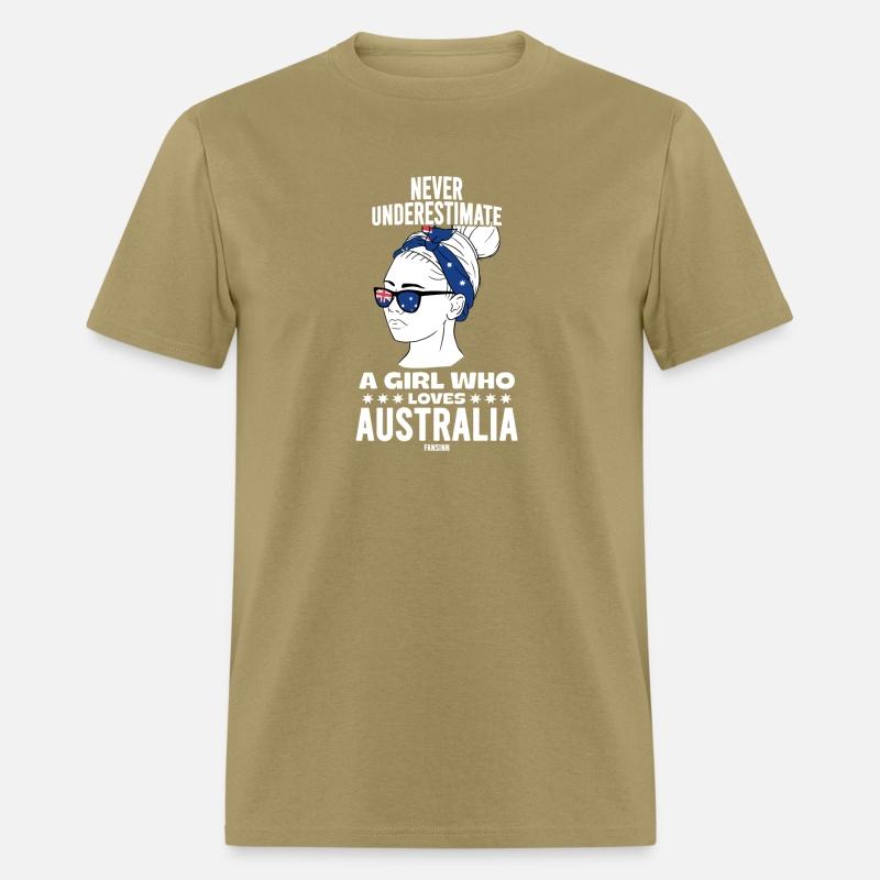 Never Underestimate A Girl Who Loves Australia