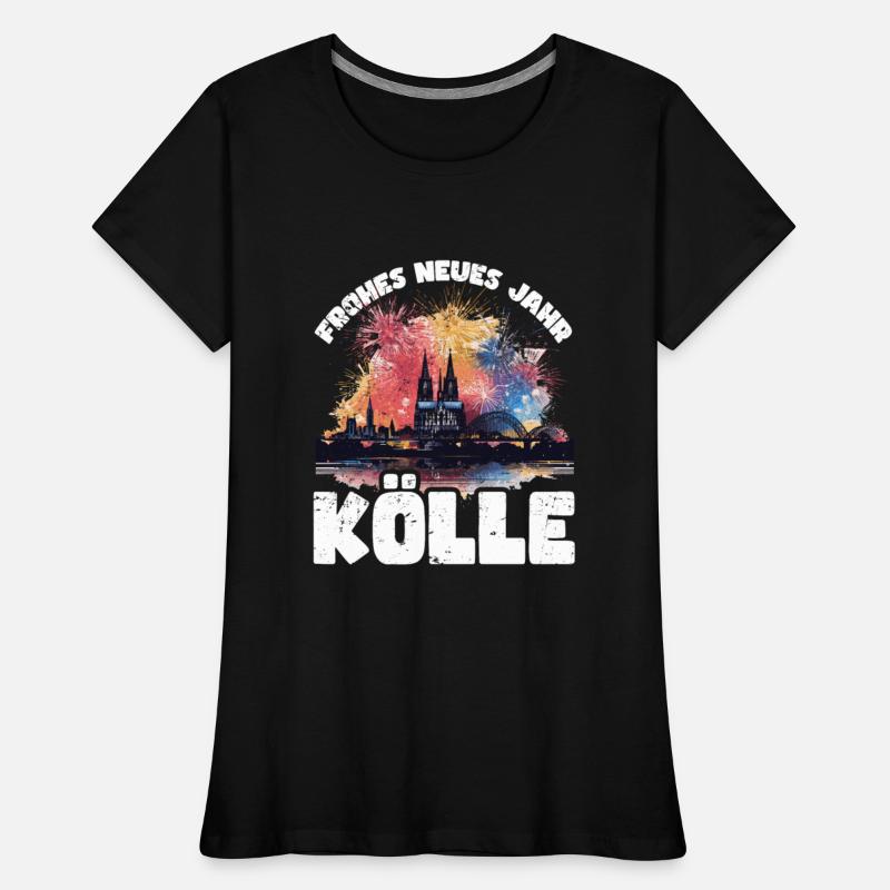 New Years Eve Happy New Year Firework in Cologne