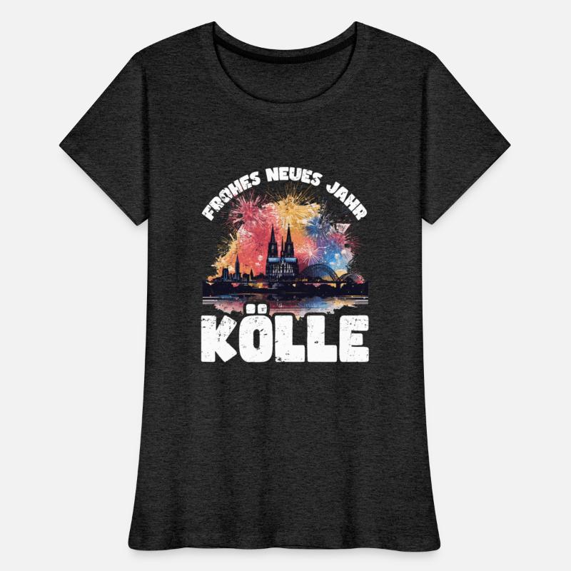 New Years Eve Happy New Year Firework in Cologne