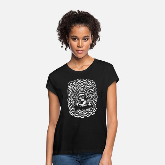 New York City Skeleton Statue of Liberty T-shirt