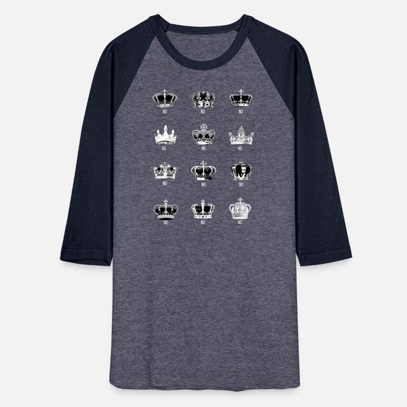 ✅ No Kings No Crowns | Royalty Aesthetic Art Tee