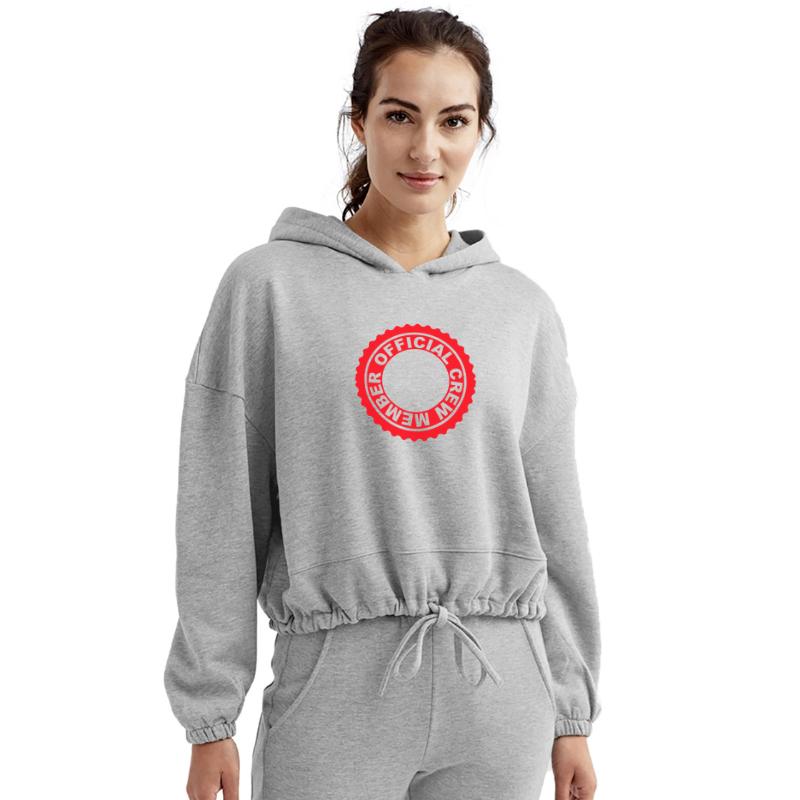 Official Crew Member Party Team Friend Round Stamp