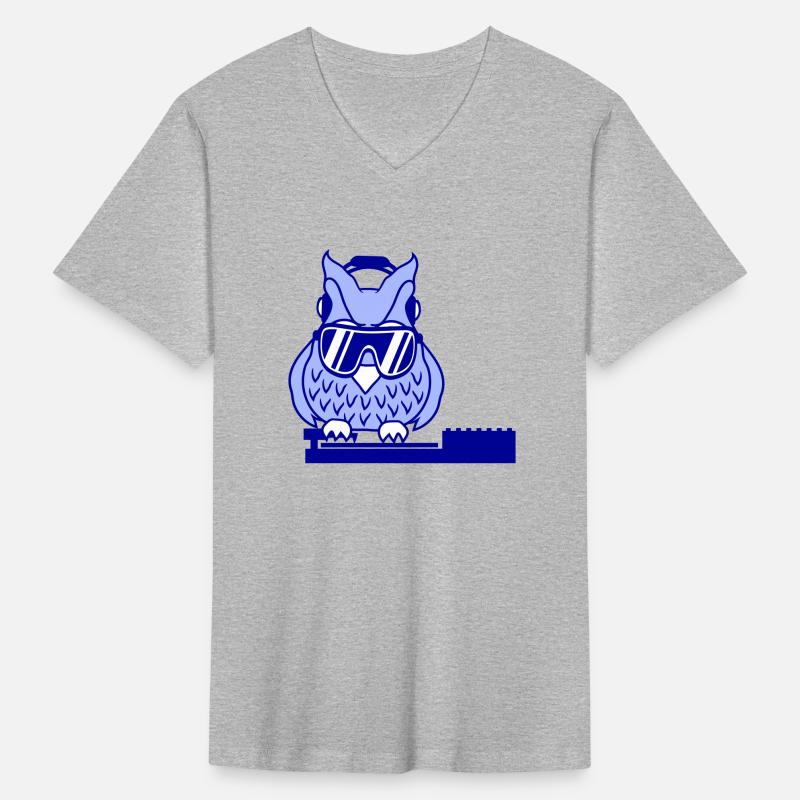 Owl Bird DJ Turntable Mixer Cool Music Party Fun