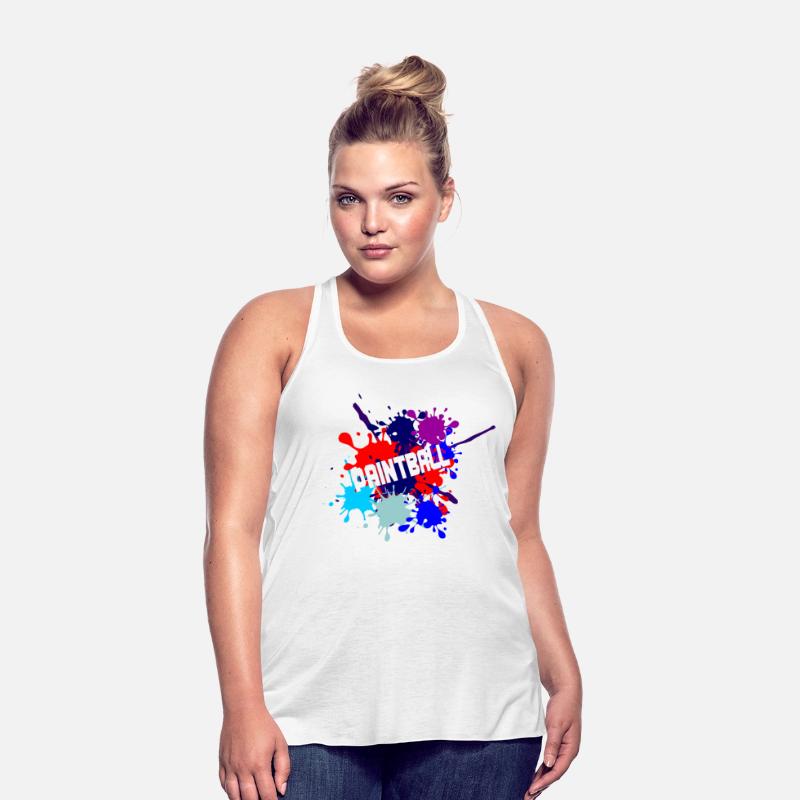 Paintball text cut out in paint splatter text