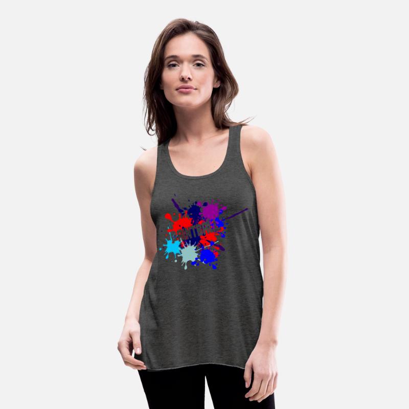 Paintball text cut out in paint splatter text