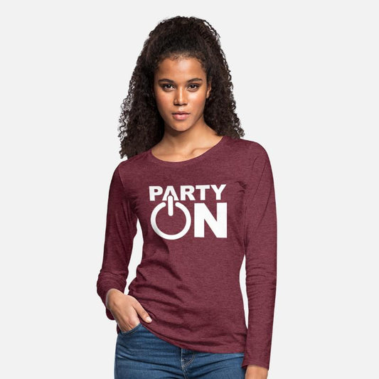 Party On Play Icon Switch Techno DJ Music Symbol