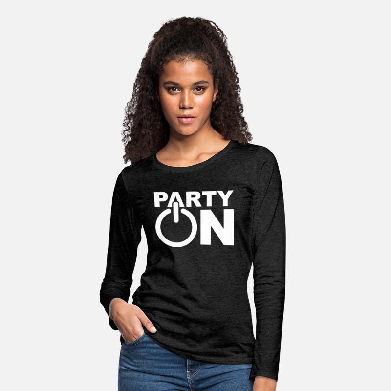 Party On Play Icon Switch Techno DJ Music Symbol