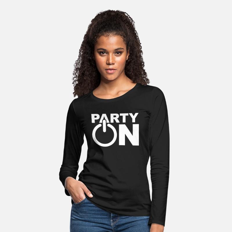 Party On Play Icon Switch Techno DJ Music Symbol