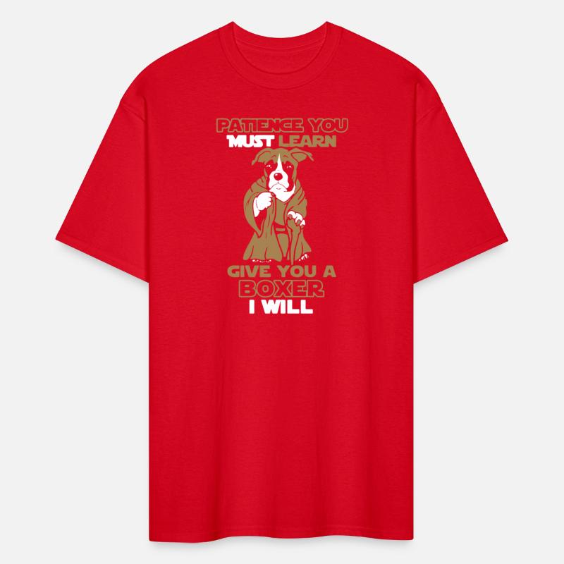 Patience you must learn give you a boxer i will