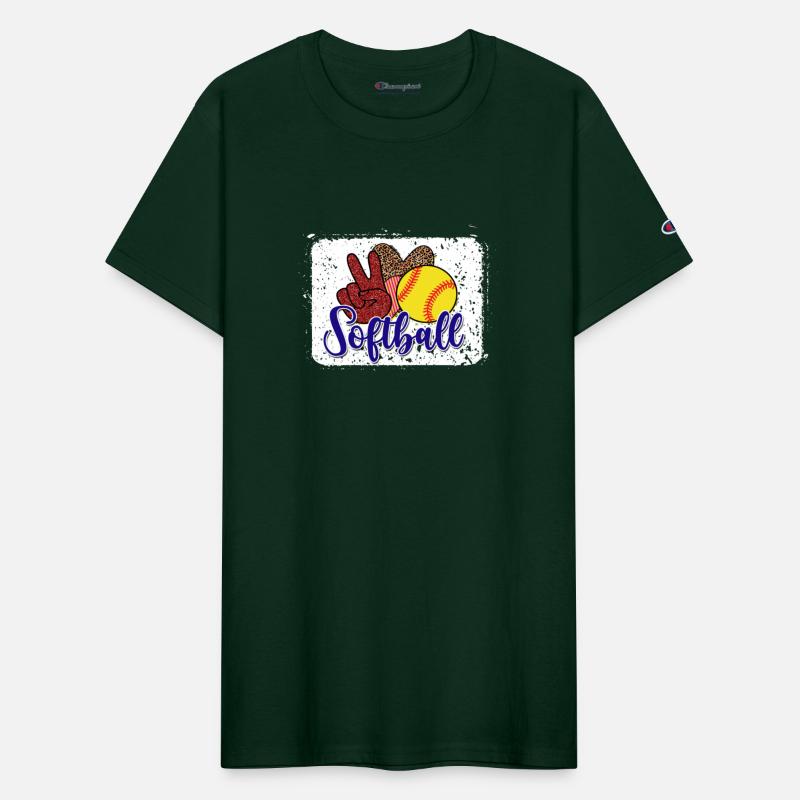 Peace Love Play Softball