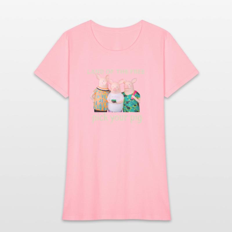 “Pick Your Pig™ – Satirical American Politics Tees