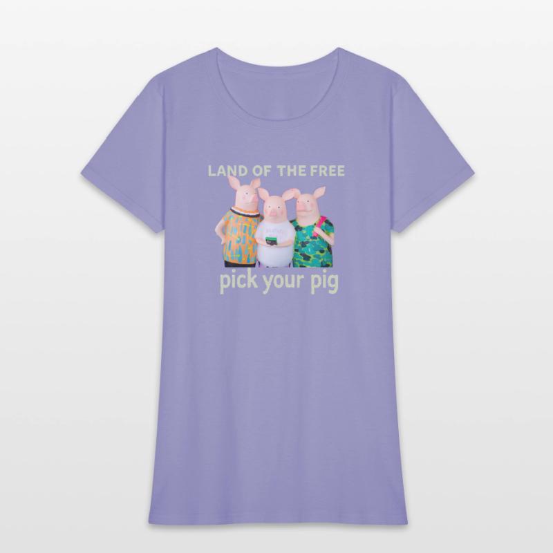 “Pick Your Pig™ – Satirical American Politics Tees