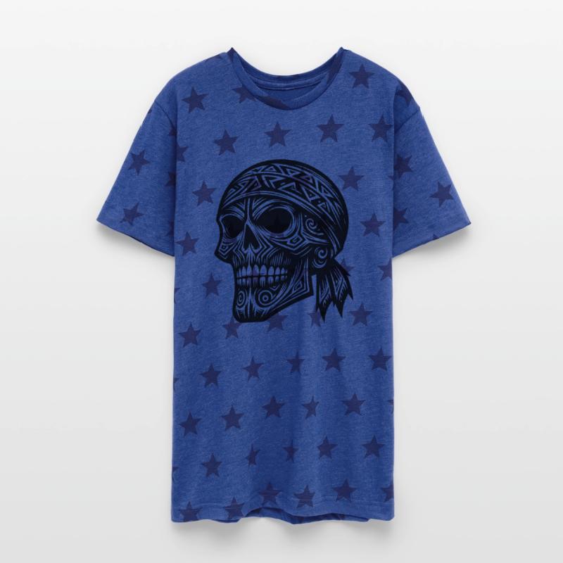 Pirate Costume Wild Skull Tribal Tattoo Style