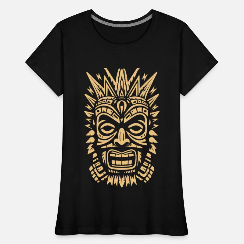 Polynesian Tribal Tiki Maori Retro Mask