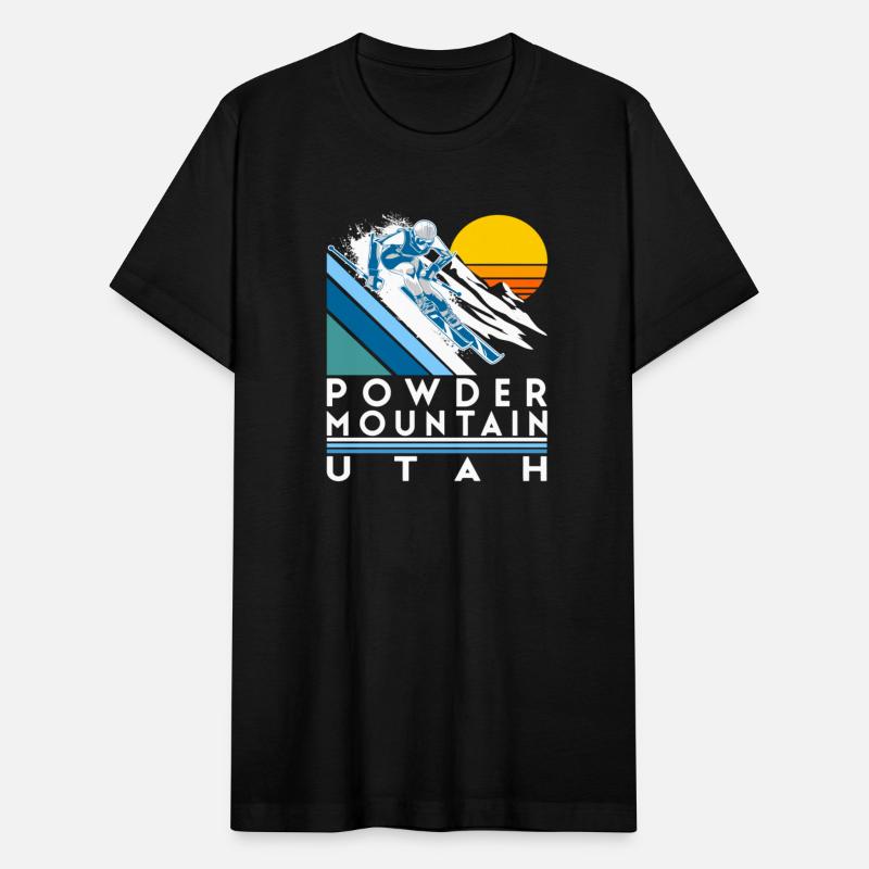 Powder Mountain Utah Retro Ski