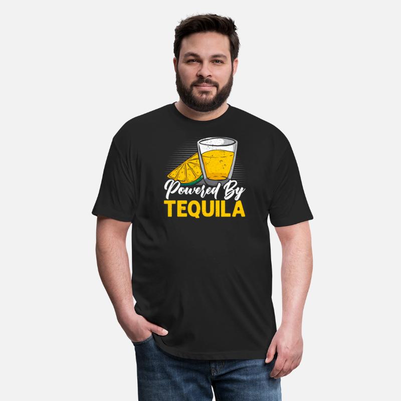 Powered By Tequila Alcohol Drinker Drink Tequila